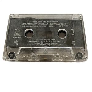 (the best of) New Order cassette tape